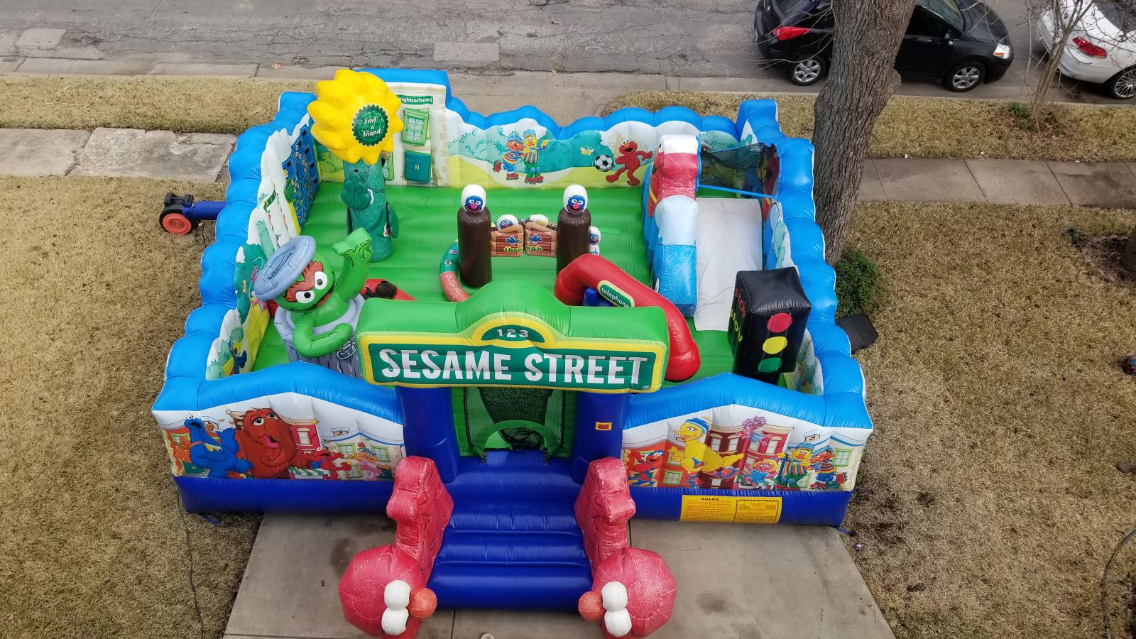 Sesame Street Toddler Inflatable Bounce